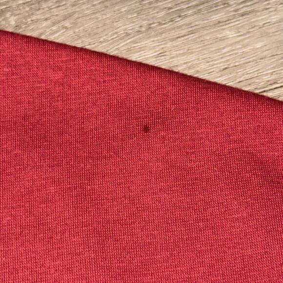 UGG Women’s Burgundy Lounge Robe Size Small Cozy Cotton Blend Belted Wrap - Picture 7 of 13